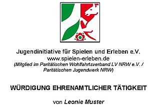 Muster Ehrenamtsbescheinigung